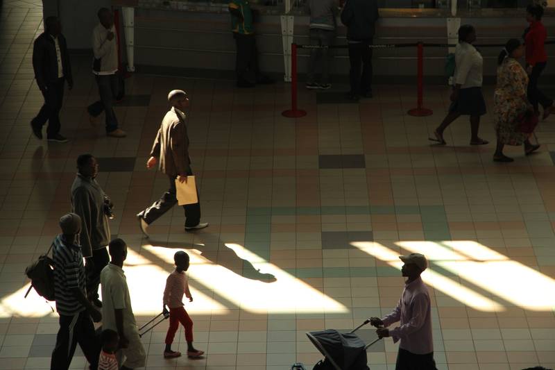 Gare principale, routière et ferroviaire, Johannesburg, 2010, Ph. Moctar KANE.