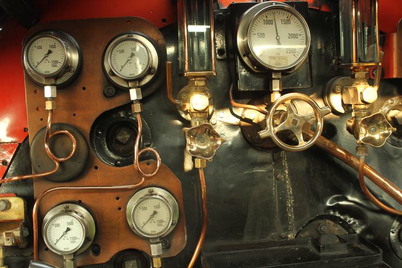 Dans une locomotive à vapeur, à Capital Park, la gare de Rovos Rail, Pretoria, 2010, Ph. Moctar KANE.