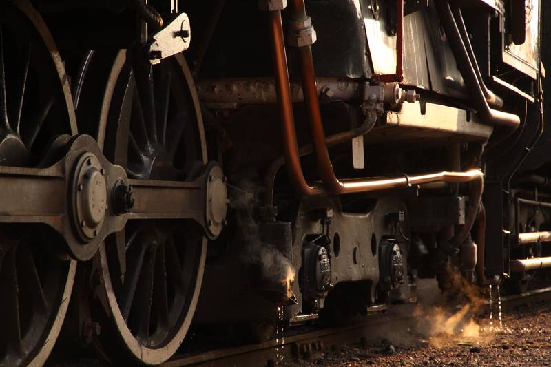 Locomotive à vapeur, à Capital Park, la gare de Rovos Rail, Pretoria, 2010, Ph. Moctar KANE.